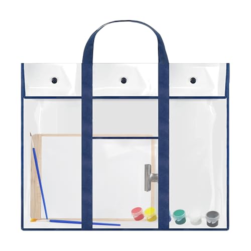 Poster-Aufbewahrungstasche – Zeichenbretttasche zum Tragen auf dem Rücken, durchsichtige, wasserdichte Kunst-Organizer-Postertasche | PVC-Pinnwandhalter, Aufbewahrungs-Organizer mit Griff und Tasche z Poster-Aufbewahrungstasche – Zeichenbretttasche zum Tragen auf dem Rücken, durchsichtige, wasserdichte Kunst-Organizer-Postertasche | PVC-Pinnwandhalter, Aufbewahrungs-Organizer mit Griff und Tasche z von Generic