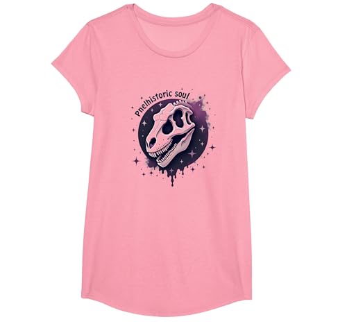 Prähistorische Soul Dinosaurier Fossil Art für Paläontologie Fans T-Shirt, Girls, Rosa, Mittel von Generic