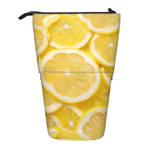 Praktischem Bleistift Tasche Gelbe Zitrone Pencil Case Tragbar Stiftetasche für College-Studenten Schulsachen College von Generic