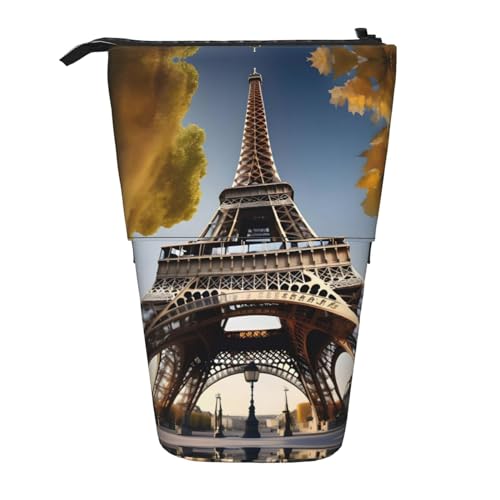 Praktischem Mäppchen Stadtbild Paris Eiffelturm Frankreich Druck Bleistifttasche Strapazierfähig Bleistiftetui für Teenager Kinder Schulsachen von Generic