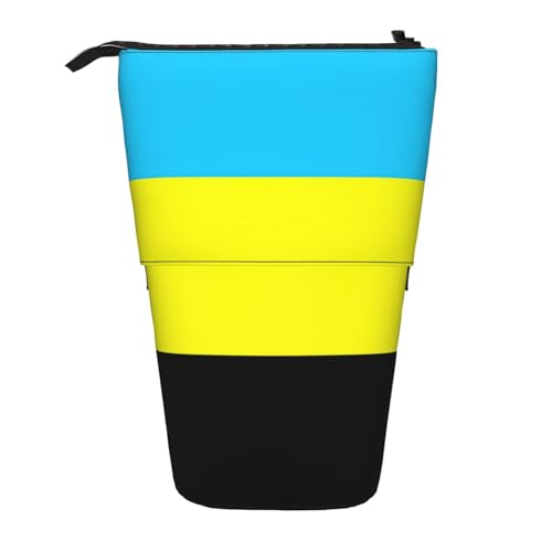 Premium Bleistift Tasche Flagge des Sultanats Burongan Stiftemappe Tragbar Bleistift Beutel für Teenager Damen Erwachsene von Generic