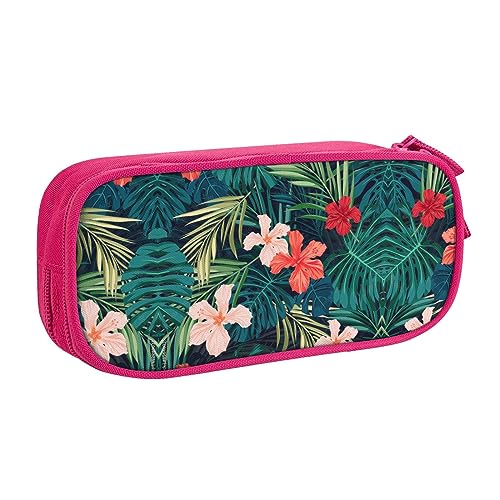 Premium Federmäppchen Sommer-Hawaii-Druck Stiftemappe Tragbar Federmappe für Unisex Büro Erwachsener von Generic