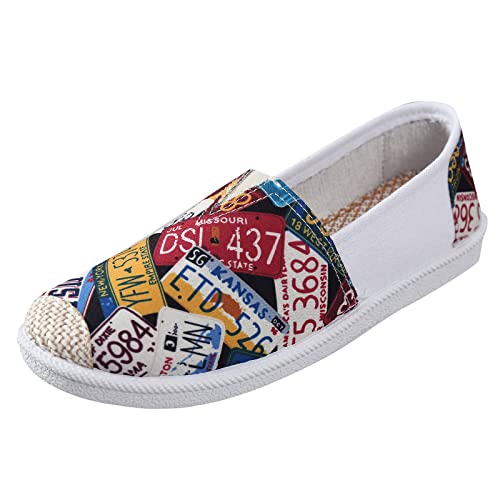 Prime-Exclusive-Discount Leinenschuhe Sneaker Sommerschuhe Leicht Weich Espadrilles Flach Segelschuhe Lässige Strohschuhe Rutschfest Freizeitschuhe Exquisit Atmungsaktive Laufschuhe von Generic