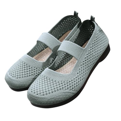 Prime-Exclusive-Discount Turnschuhe Damen Sneaker Mit Riemen Laufschuhe Bequeme Mesh Atmungsaktive Sneakers Runde Zehenpartie Einfarbig Flach Sportschuhe Geeignet Zum Alltag Und Reisen von Generic