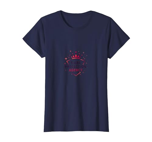 Princess Security Jungen Tiara Protection Agency Royal Guard T-Shirt, Damen, Marineblau, XS Princess Security Jungen Tiara Protection Agency Royal Guard T-Shirt, Damen, Marineblau, XS von Generic