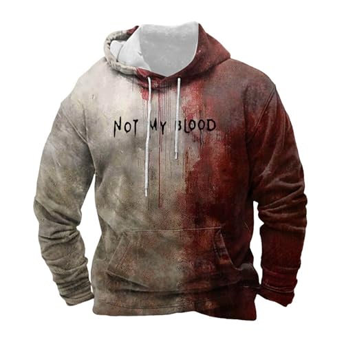 Problem Gelöst Shirt Herren Problem Solved Shirt Blood Problem Gelöst Hoodie Pullover Blutig Halloween Kostüm Blut Shirt Problem Gelöst Hoodie Halloween Kapuzenpullover Blutspritzer Muster Pullover von Generic