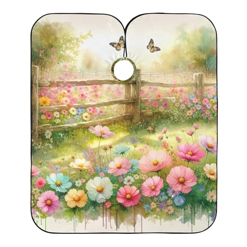 Professionelle Friseure Kleid, Springme Garten, Salon Umhang Mode Friseurumhang für Erwachsene Salon Frauen von Generic