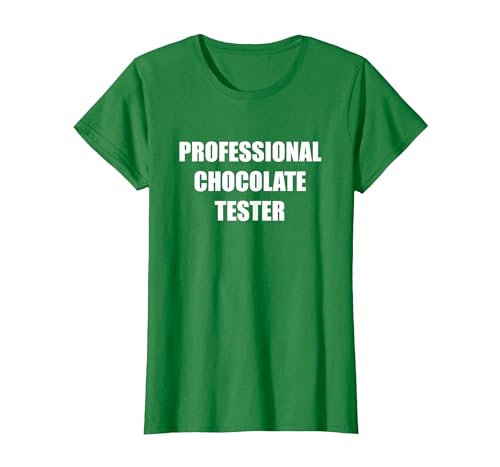 Professioneller Schokoladentester T-Shirt, Damen, Dunkelgrün, XXL Professioneller Schokoladentester T-Shirt, Damen, Dunkelgrün, XXL von Generic