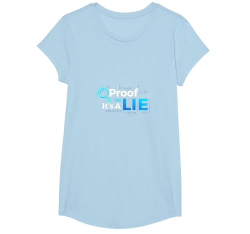 Proof Or Lie Data Geek Humor Binary Code Faktencheck T-Shirt, Girls, Himmelblau, Mittel Proof Or Lie Data Geek Humor Binary Code Faktencheck T-Shirt, Girls, Himmelblau, Mittel von Generic