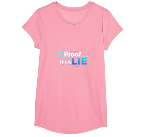 Proof Or Lie Data Geek Humor Binary Code Faktencheck T-Shirt, Girls, Rosa, Mittel Proof Or Lie Data Geek Humor Binary Code Faktencheck T-Shirt, Girls, Rosa, Mittel von Generic