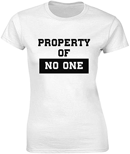 Property of No One Damen T-Shirt bnft, weiß, M von Generic