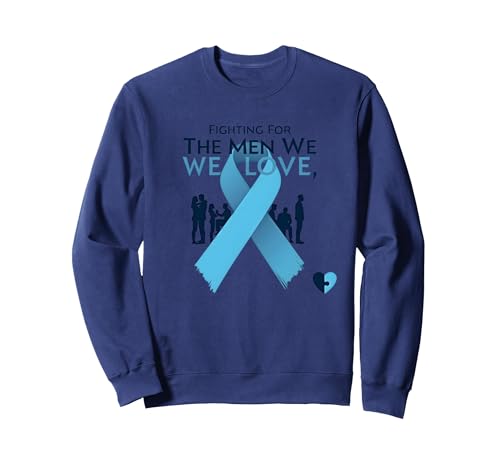 Prostatakrebsbewusstsein: Kampf für die Männer, die wir lieben Sweatshirt, Unisex für Erwachsene, Marineblau, XXL von Generic
