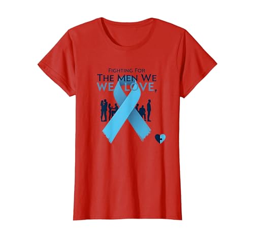 Prostatakrebsbewusstsein: Kampf für die Männer, die wir lieben T-Shirt, Damen, Rot, XS Prostatakrebsbewusstsein: Kampf für die Männer, die wir lieben T-Shirt, Damen, Rot, XS von Generic