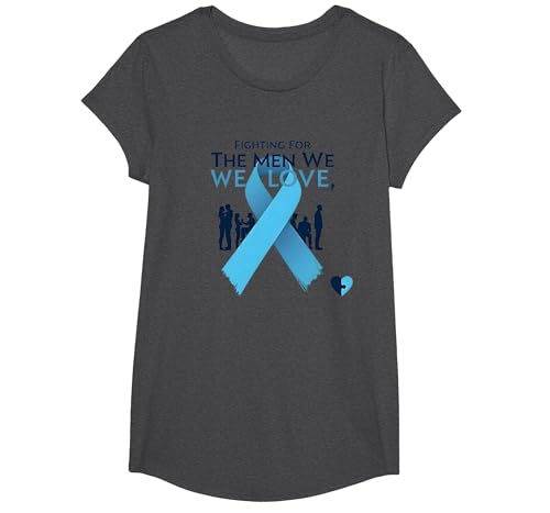 Prostatakrebsbewusstsein: Kampf für die Männer, die wir lieben T-Shirt, Girls, Anthrazit Meliert, XS Prostatakrebsbewusstsein: Kampf für die Männer, die wir lieben T-Shirt, Girls, Anthrazit Meliert, XS von Generic