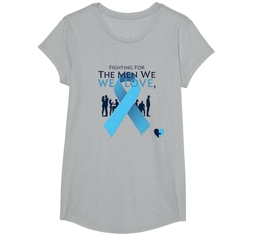 Prostatakrebsbewusstsein: Kampf für die Männer, die wir lieben T-Shirt, Girls, Grau Meliert, XS Prostatakrebsbewusstsein: Kampf für die Männer, die wir lieben T-Shirt, Girls, Grau Meliert, XS von Generic