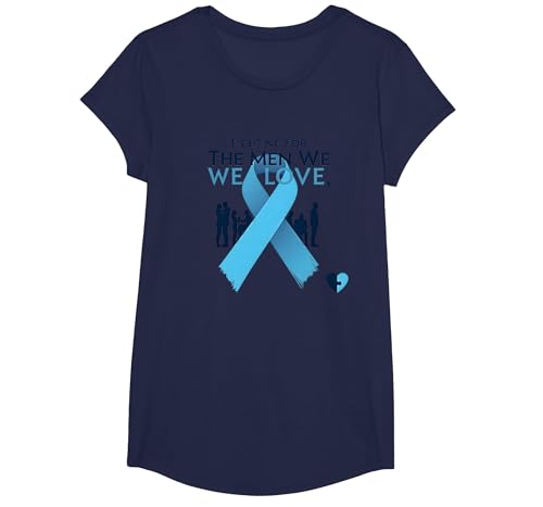 Prostatakrebsbewusstsein: Kampf für die Männer, die wir lieben T-Shirt, Girls, Marineblau, XS Prostatakrebsbewusstsein: Kampf für die Männer, die wir lieben T-Shirt, Girls, Marineblau, XS von Generic