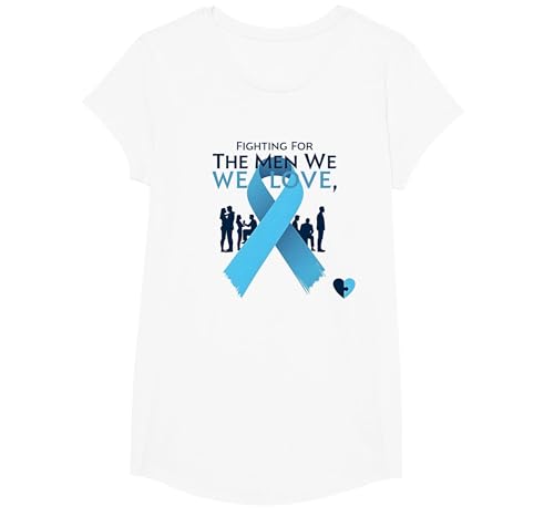 Prostatakrebsbewusstsein: Kampf für die Männer, die wir lieben T-Shirt, Girls, Weiß, XS Prostatakrebsbewusstsein: Kampf für die Männer, die wir lieben T-Shirt, Girls, Weiß, XS von Generic