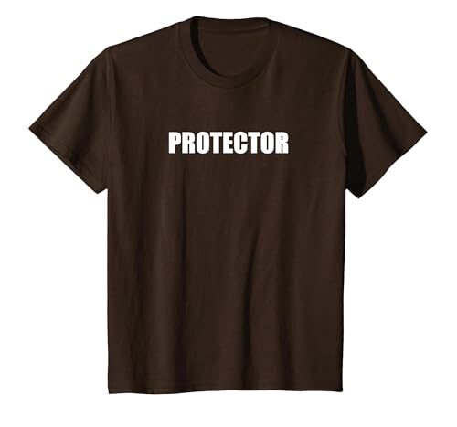 Protektor T-Shirt, Kinder, Braun, 116 von Generic