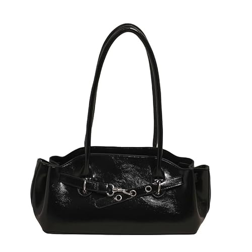 Pu Leder Female Hobo Tasche lässige weiche Schultertasche Trendige Handtasche for Frauen einkaufen und lässig Kleidung Geldbörsen von Generic