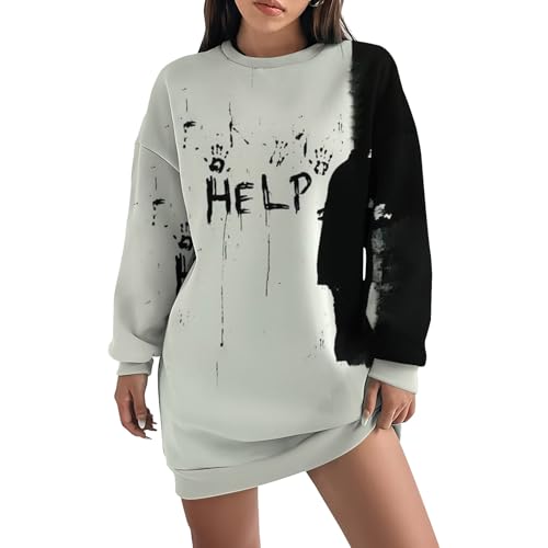 Pullover Damen Lang Teddy Fleece Flauschig Pulli Weich Winter Warm Sweatshirt Ohne Kapuze Oversize Casual Langarm Fleecepulli Lose Plüsch Pulli Tops Lockeres Oberteile Mit Taschen von Generic