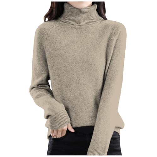 Pullover Damen Strickpullover Basic Langarmshirt Baumwoll Einfarbig T-Shirt Rundhals Leicht Gestrickte Pulli Dünn Herbst Winter Sweater Warm Winterpullover Strick Pullis Strickwaren Tops Pullover Damen Strickpullover Basic Langarmshirt Baumwoll Einfarbig T-Shirt Rundhals Leicht Gestrickte Pulli Dünn Herbst Winter Sweater Warm Winterpullover Strick Pullis Strickwaren Tops von Generic