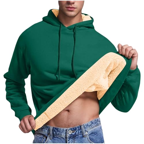 Pullover Herren, Kapuze Fleecepullover Winter Hoodie Teddyfleece Kapuzenpullover Einfarbig Kapuzenpulli Warm Sweatshirt Bequeme Langarmshirt Langarm Oversize Oberteile Große Größen Winterpullover Pullover Herren, Kapuze Fleecepullover Winter Hoodie Teddyfleece Kapuzenpullover Einfarbig Kapuzenpulli Warm Sweatshirt Bequeme Langarmshirt Langarm Oversize Oberteile Große Größen Winterpullover von Generic