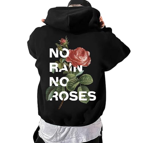 Pullover Herren Hoodie Herren Oversize mit Backprint Kapuzenpullover Y2K Langarm Streetwear Sportshirt Sweatshirt Kapuzenjacke KapuzenpuIIi Sweatjacke Frühling Herbst Winter Sweatshirt für Herren von Generic