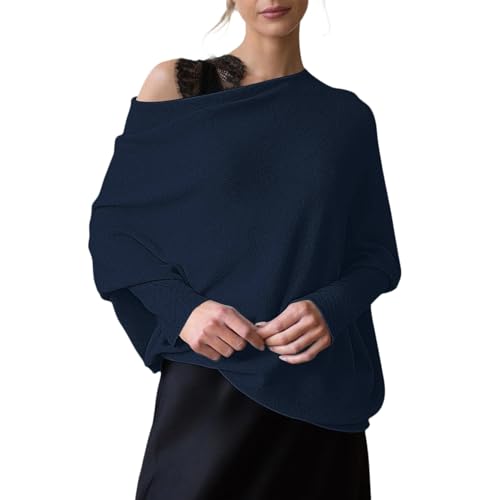 Pullover Lang Damen Strickpullover Basic Rundhals Langarmshirt Herbst Winter Loose Casual Oberteile Teenager Mädchen Sweatshirt Mode Bequem Gestrickt Pulli Sweater Tops Pullover Lang Damen Strickpullover Basic Rundhals Langarmshirt Herbst Winter Loose Casual Oberteile Teenager Mädchen Sweatshirt Mode Bequem Gestrickt Pulli Sweater Tops von Generic