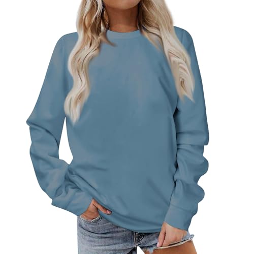 Pullover Oversize Sweatshirt Brauner Pullover Damen Winter Pullover Für Damen Sweatshirt Damen Ohne Kapuze Pullover Warme Pullover Damen Pulli Damen Oversize Winter Pullover von Generic