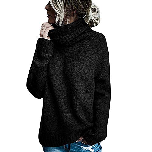 Pullover Sweatshirt Strickpullover Casual Elegant Jumper Casual Pulli Fashion Sweater Oversized Langarm Grobstrick Zopfpullover Lässig Knit von Generic