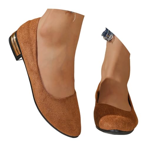 Pumps Damen Breite Füße Schuhe - Elegant Absatzschuhe Kleiner mit Absatz Hochzeitsschuhe Sommer Tanzschuhe Bequem Damenschuhe Halbschuhe Highheels Trachtenschuhe Für Riemchen Dirndl von Generic