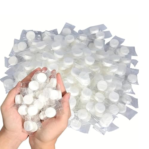 Pupyparraph/Civilizek Compressed Towel Tablets, Portable Lightweight Disposable Highly Absorbent Compression Face Towels, Large Compress Cotton Washcloths For Travel, Camping, Hiking, Hotel (200pcs) von Generic