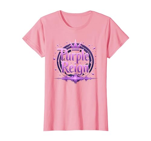 Purple Reign: Königliches Abenteuer für Jungen T-Shirt, Damen, Rosa, XS von Generic