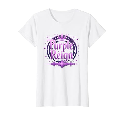 Purple Reign: Königliches Abenteuer für Jungen T-Shirt, Damen, Weiß, XS Purple Reign: Königliches Abenteuer für Jungen T-Shirt, Damen, Weiß, XS von Generic