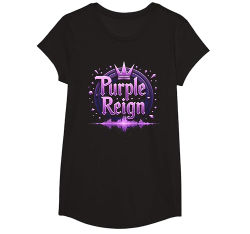 Purple Reign: Königliches Abenteuer für Jungen T-Shirt, Girls, Schwarz, XS Purple Reign: Königliches Abenteuer für Jungen T-Shirt, Girls, Schwarz, XS von Generic