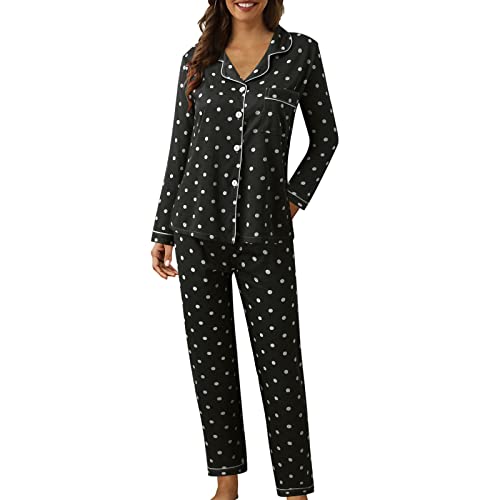 Pyjama Damen Baumwolle,Nachhaltige NachtwäSche,SchöNe SchlafanzüGe Damen,Sommer Nachthemd Damen,Stillschlafanzug Winter,Nachthemd Sommer Damen,Nachthemd Damen Langarm Modal,Still Nachthemd Baumwolle von Generic