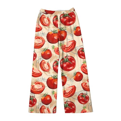 Pyjama Damen Lang Hosen Flanell Pyjamahose Warm Kuschelhose Schlafanzughose Damen Bequeme Anime Cartoon Schlafhose Kawaii Pyjamahose,D Khaki,M von Generic