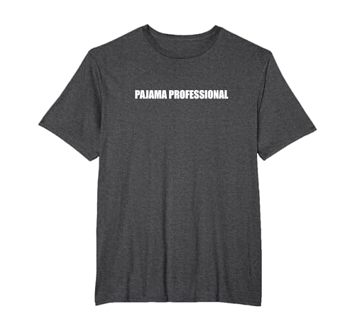 Pyjama Professional T-Shirt, Herren Große Größen, Anthrazit Meliert, 5X Tall von Generic