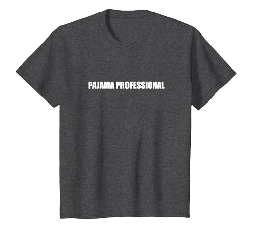 Pyjama Professional T-Shirt, Kinder, Anthrazit Meliert, 98 von Generic