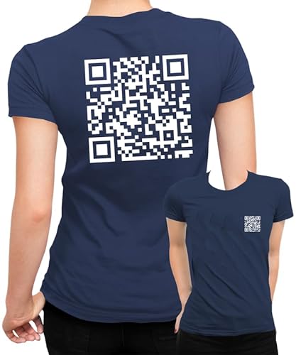 QR-Code Shirt/Hoodie/Sweatshirt – F*** Y** Frecher Style mit Botschaft: Zeig’s mit Humor! Frauen Damen T-Shirt von Generic