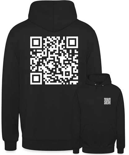 QR-Code Shirt/Hoodie/Sweatshirt – F*** Y** Frecher Style mit Botschaft: Zeig’s mit Humor! Herren Frauen Hoodie von Generic