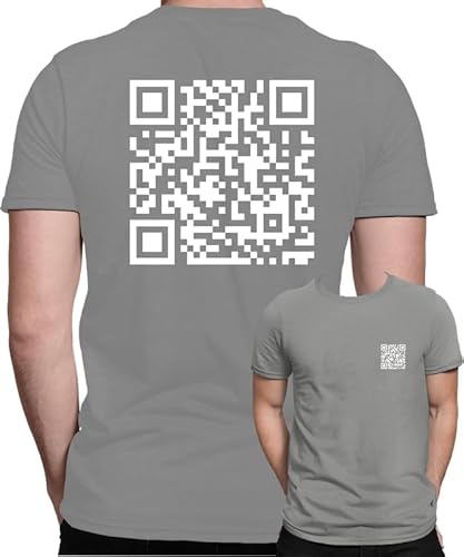 QR-Code Shirt/Hoodie/Sweatshirt – F*** Y** Frecher Style mit Botschaft: Zeig’s mit Humor! Herren Männer T-Shirt von Generic