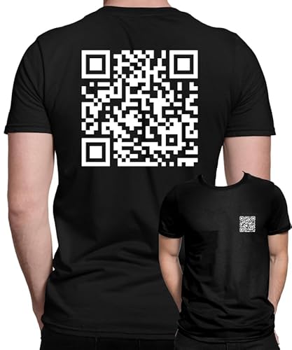 QR-Code Shirt/Hoodie/Sweatshirt – F*** Y** Frecher Style mit Botschaft: Zeig’s mit Humor! Herren Männer T-Shirt von Generic
