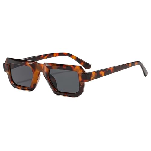 Quadratische Sonnenbrille Mit Kleinem Rahmen For Herren, Outdoor-Urlaub, Strand-Sonnenbrille For Damen(Multi-colored) von Generic