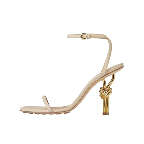Quadratische Spitze Offene Spitze Knöchelriemen Rückenfrei Mittlere Stiletto Fersen Frauen Sommer Sandalen Elegant Bequem Leicht Party Hochzeit Schuhe,Apricot,40 EU Quadratische Spitze Offene Spitze Knöchelriemen Rückenfrei Mittlere Stiletto Fersen Frauen Sommer Sandalen Elegant Bequem Leicht Party Hochzeit Schuhe,Apricot,40 EU von Generic