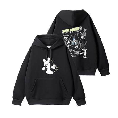 RM Album Hoodie RightPlaceWrongPerson Sweatshirt RapMonster Nam-joon Kim Unisex Top(Color:Black-thick,Size:S) von Generic