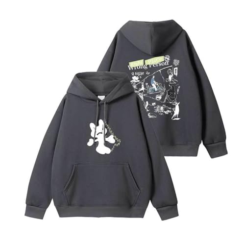 RM Album Hoodie RightPlaceWrongPerson Sweatshirt RapMonster Nam-joon Kim Unisex Top(Color:Dark gary-thin,Size:4XL) von Generic