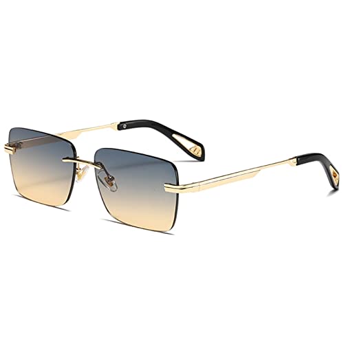 Rahmenlose Herren- und Damen-Retro-Mode, Outdoor-Urlaubstrends, dekorative Sonnenbrille von generic