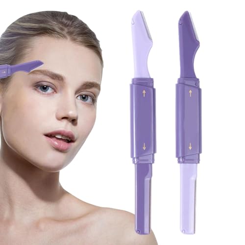 Rasierer für Frauen, Augenbrauenrasierer aus Edelstahl, weiches Gesichtsdermaplan-Werkzeug, Schönheitspflege Rasierer für Frauen, Augenbrauenrasierer aus Edelstahl, weiches Gesichtsdermaplan-Werkzeug, Schönheitspflege von Generic