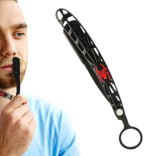 Rasiererhalter mit gerader Kante, faltbares Rasierregal Spinne – faltbarer Rasierständer, tragbarer Rasierständer, manueller Rasierhalter für Männer von Generic